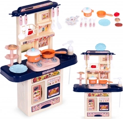 Otroška kuhinjica z zvoki, LED lučkami in pomivalnim koritom, 10 dodatkov – Kuhinjska