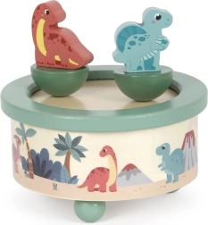 Majhna glasbena skrinjica z dinozavri
