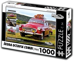retro-avto sestavljanka škoda octavia combi (1964) – 1000 koščkov