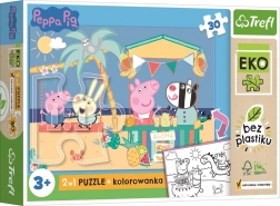 Dvostranske maxi sestavljanke PEPPA PIG 30 kosov EKO