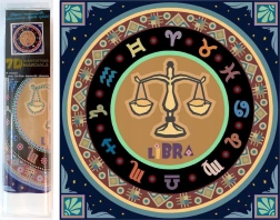Norimpex diamantno slikanje 7D – znamenje zodiaka Tehtnica 30 × 30 cm