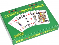 Igralne karte za Canasto v papirnati škatlici