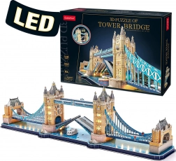 Svetleče 3D puzzle Tower Bridge – 222 koščkov