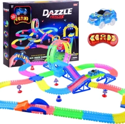 Fluorescenčna dirkalna steza z daljinskim upravljanjem in svetlobnimi učinki 6,56 m