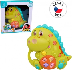 Klavirček dinozaver z lučkami in zvoki