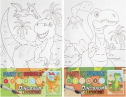 Slikanje po številkah - Dinosavri