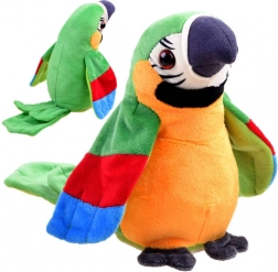 Govorči plišasti papagaj z ponavljanjem – Papiga