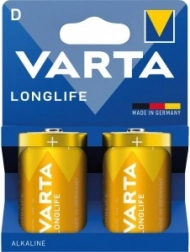 Baterije Varta Longlife D 2 kos