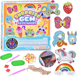 Kreativni adventni koledar – diamantno slikanje in bleščeči obeski za otroke