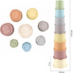 Zložljivi lončki za otroke, komplet 8 kosov