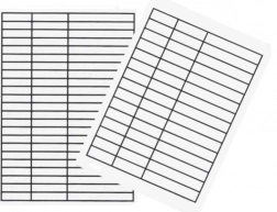 Črtna podloga za zvezek A5 iz trde plastike