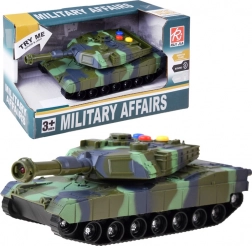 Vojniški tank s svetlobnimi in zvočnimi učinki