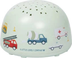 A Little Lovely Company svetilka s projektorjem za otroke – Vozila