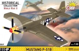 Stavebnica COBI WWII – letalo MUSTANG P-51B 1:48 (158 kosov)