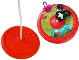 Okrogla krožna gugalnica za otroke – Rdeča