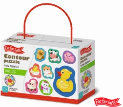 Obrisne sestavljanke Far Far Land – kmetija, 8 slik