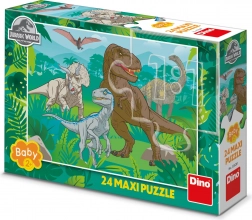 Dino Puzzle Jurski svet Maxi 24 kosov
