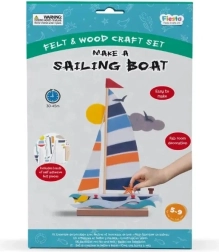 Fiesta Crafts 3D sestavljanka – ustvarjalni komplet jadrnica