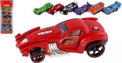 Set dirkalnih avtomobilčkov 6 kosov, kovina in plastika, 8 cm, prosti tek