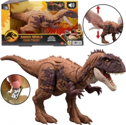Figura dinozavra Kryptops iz Jurassic World z divjim rjovenjem in premičnimi deli