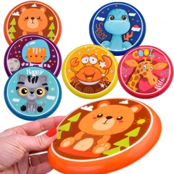 Barvni leteči disk 16 cm z živalskimi motivi