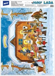 Okenske folije božič Josef Lada
