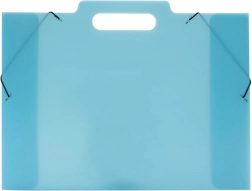 Tridelna mapa za risbe A3 modra Opaline Frosty