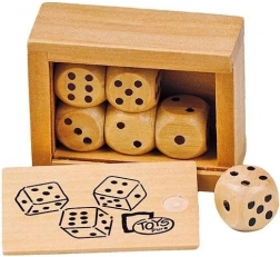 Lesene igralne kocke v škatli - GOKI