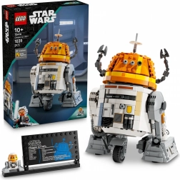 lego star wars chopper (c1-10p) – sestavljivi astro-droid na stojalu