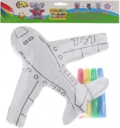 Barvalo letalo s pralnimi flomastri