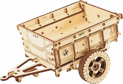 Lesene 3D sestavljanke – vojaška prikolica WOODEN CITY