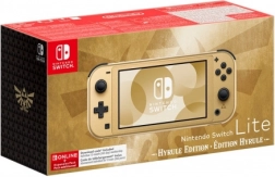 nintendo switch lite hyrule edition + 12-mesečni nintendo switch online + expansion pack