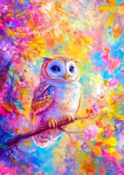 Enjoy Puzzle Pastel Owl 1000 Pieces
