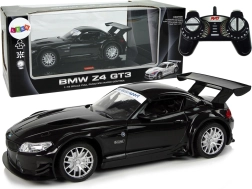 RC avto BMW Z4 GT3 1:18 črn s lučmi 2,4 GHz