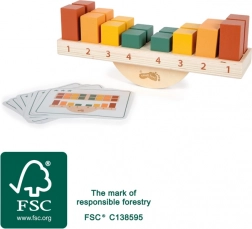 Montessori uravnoteženjska igra iz lesa SMALL FOOT