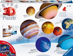3D puzzle Sončni sistem 540 kosov