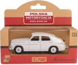 Kovinski model WARSZAWA M20 1:43 – bela