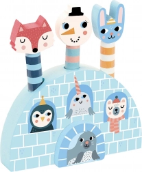 Lesena igra živali Island