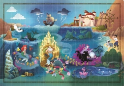 Puzzle Story Maps Mala morska deklica 1000 koščkov