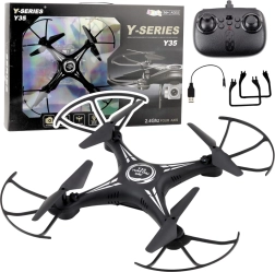 Dron s daljinskim upravljanjem lahek in okreten z žiroskopom in LED