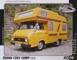Sestavljanka Retro Avtomobili Škoda 1203 Camp 40 kosov