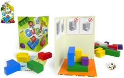 Qubolo družabna igra z lesenimi kockami v tekstilni vrečki