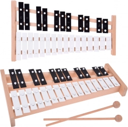 Leseni kromatični zvončki 27 tonov s palčkami