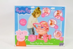 Pujsa Pepa – moj prvi voziček za punčke 4 v 1