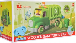 Leseni smetarski tovornjak s svetlobnimi in zvočnimi učinki