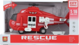 Gasilski helikopter na baterije s svetlobo in zvokom