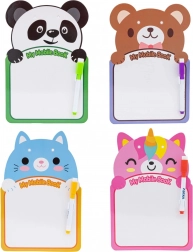 ASTRA izbrisljiva tablica z veselimi živalicami s flomastrom