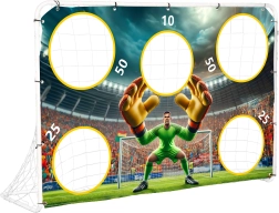 Nogometni gol s treningirno ponjavo 180x122 cm MultiGarden