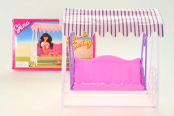 Plastična gugalnica Glorie za lutke