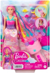 Barbie princeska s frizerskim strojčkom za zvite pramene